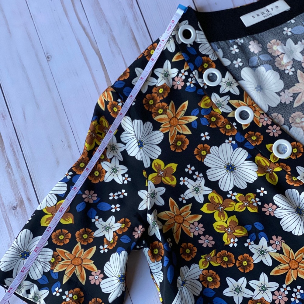 Authentic Sandro Paris Blouse - Picture 8 of 9